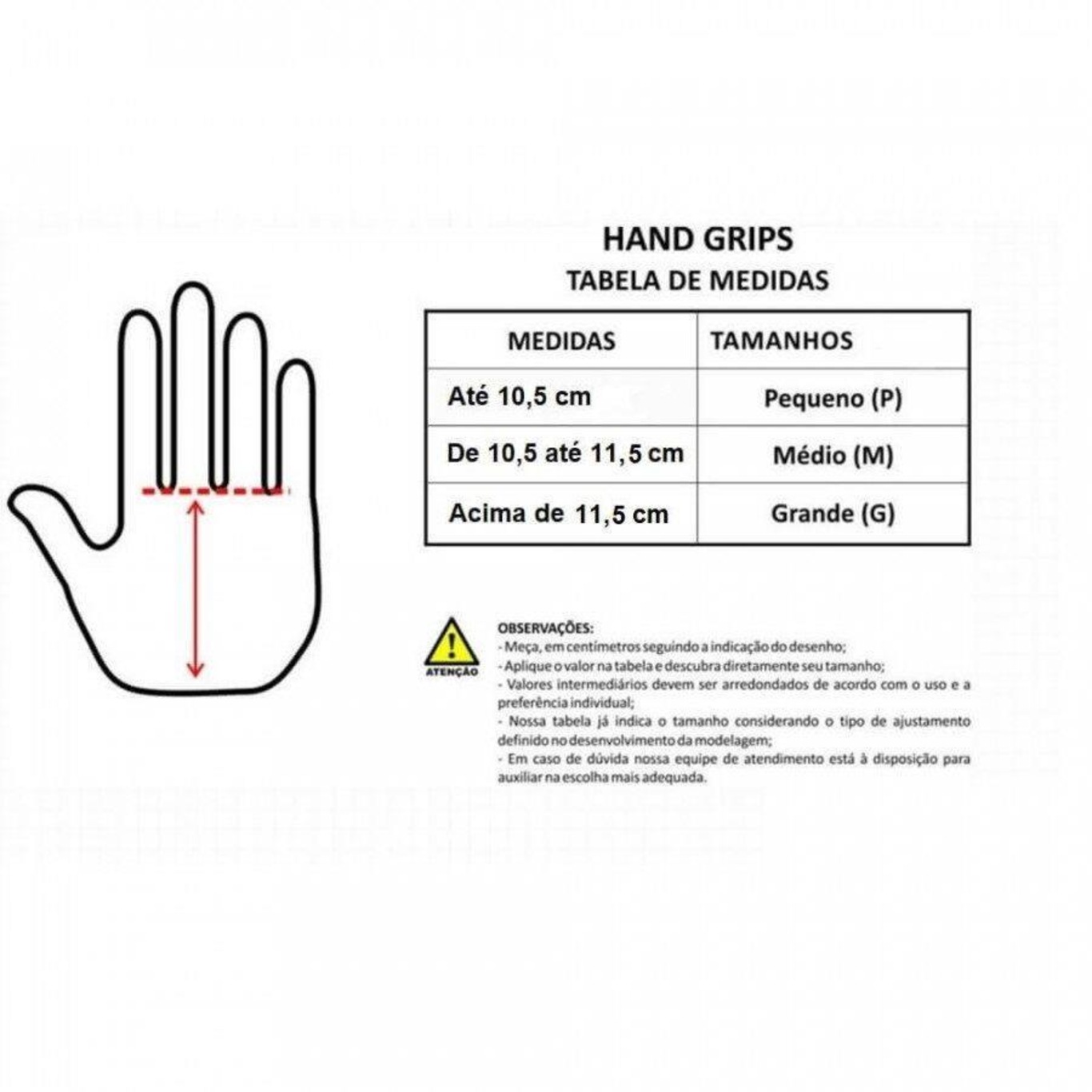 Luvas para Musculação Strap Hand Grip Yangfit - Par