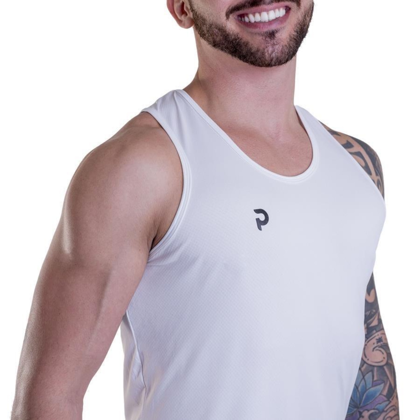 Camiseta Regata Punnto Tradicional Poliamida Solutio - Masculina - Foto 4