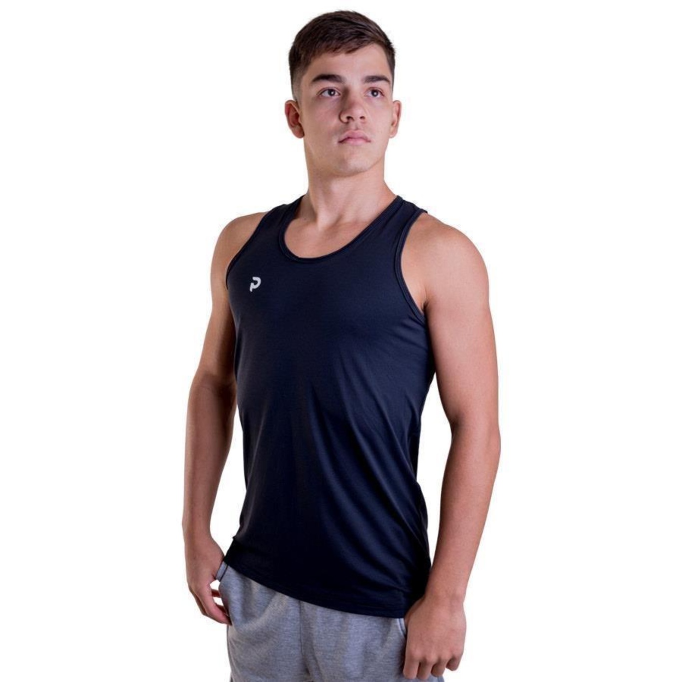 Camiseta Regata Punnto Tradicional Poliamida Solutio - Masculina - Foto 2