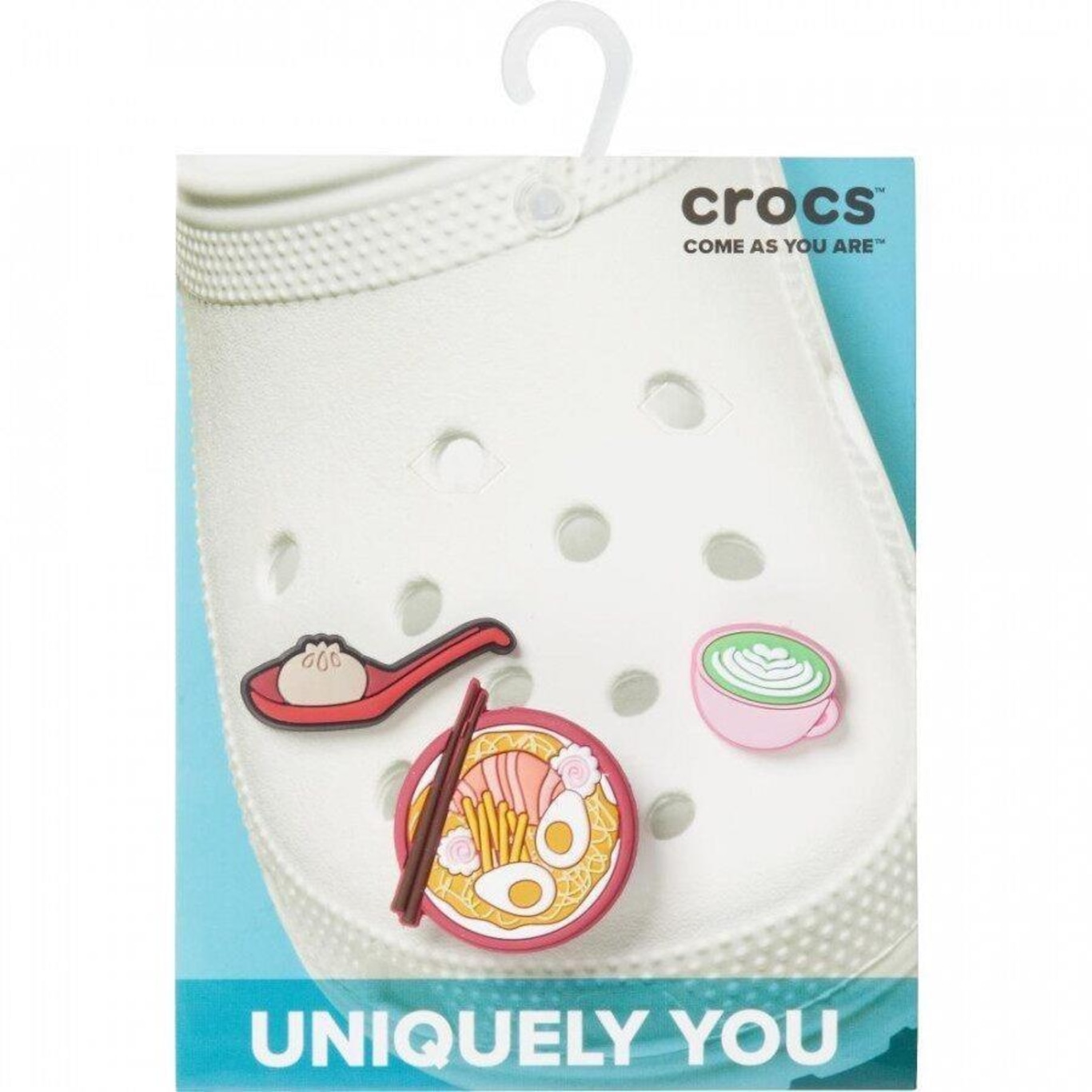 Kit de Jibbitz Crocs Trendy Food - 3 unidades - Foto 1