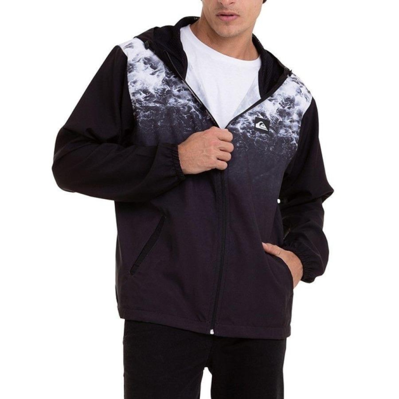 Jaqueta Corta Vento com Capuz Quiksilver Rage - Masculina - Foto 2