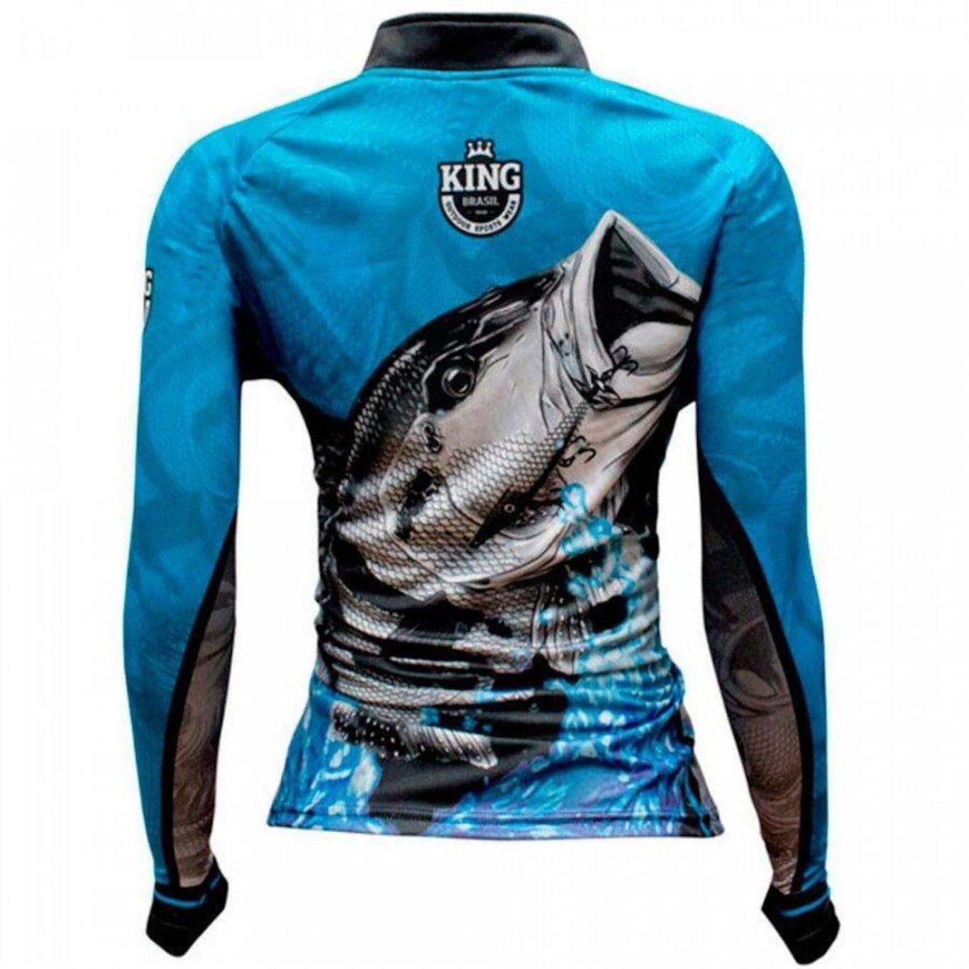 Camiseta Manga Longa King Brasil de Pesca Sublimada KFF620 - Feminina - Foto 2