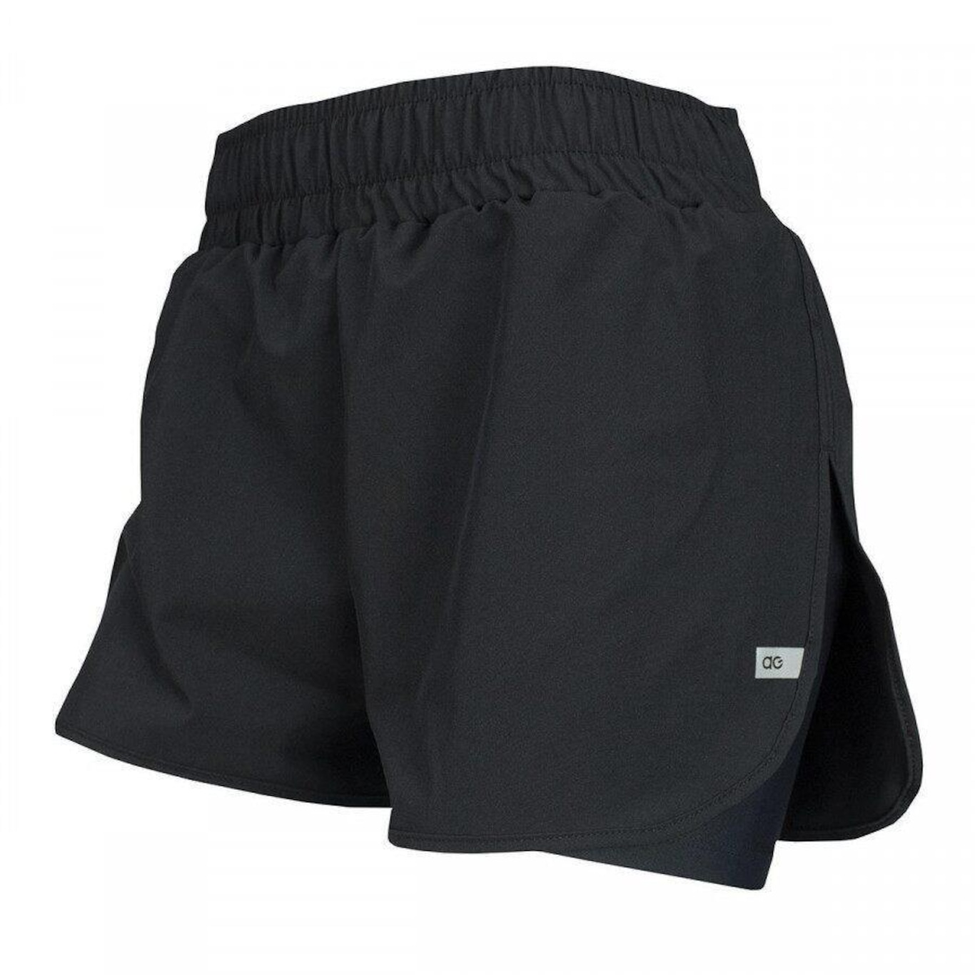 Shorts 2 Em 1 Alto Giro Microfibra Bahamas Elastic - Feminino - Foto 1