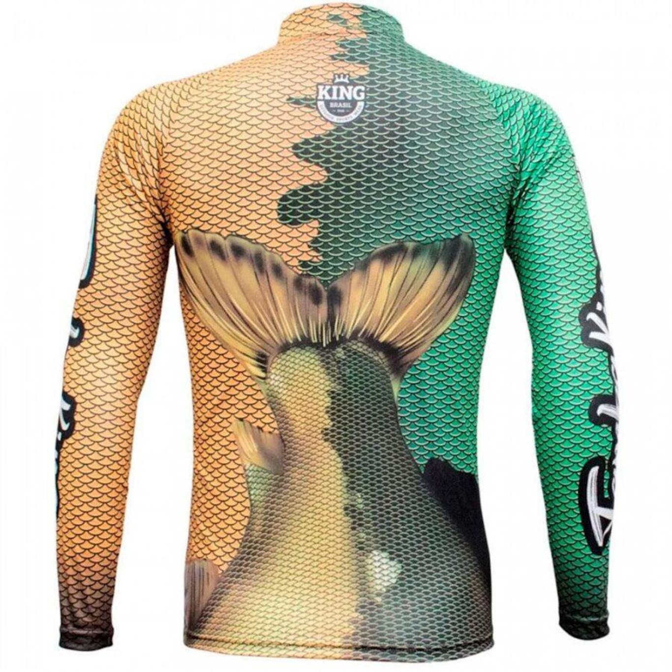 Camiseta Manga Longa de Pesca King Brasil Tambaqui Sublimada - Masculina - Foto 2