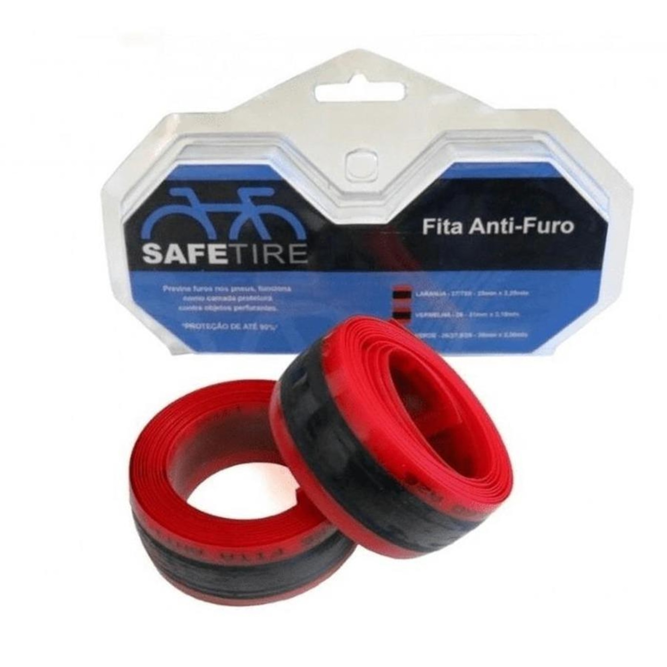 Kit Fita Anti-Furo Safetire aro 26 - 2 Unidades - Foto 1