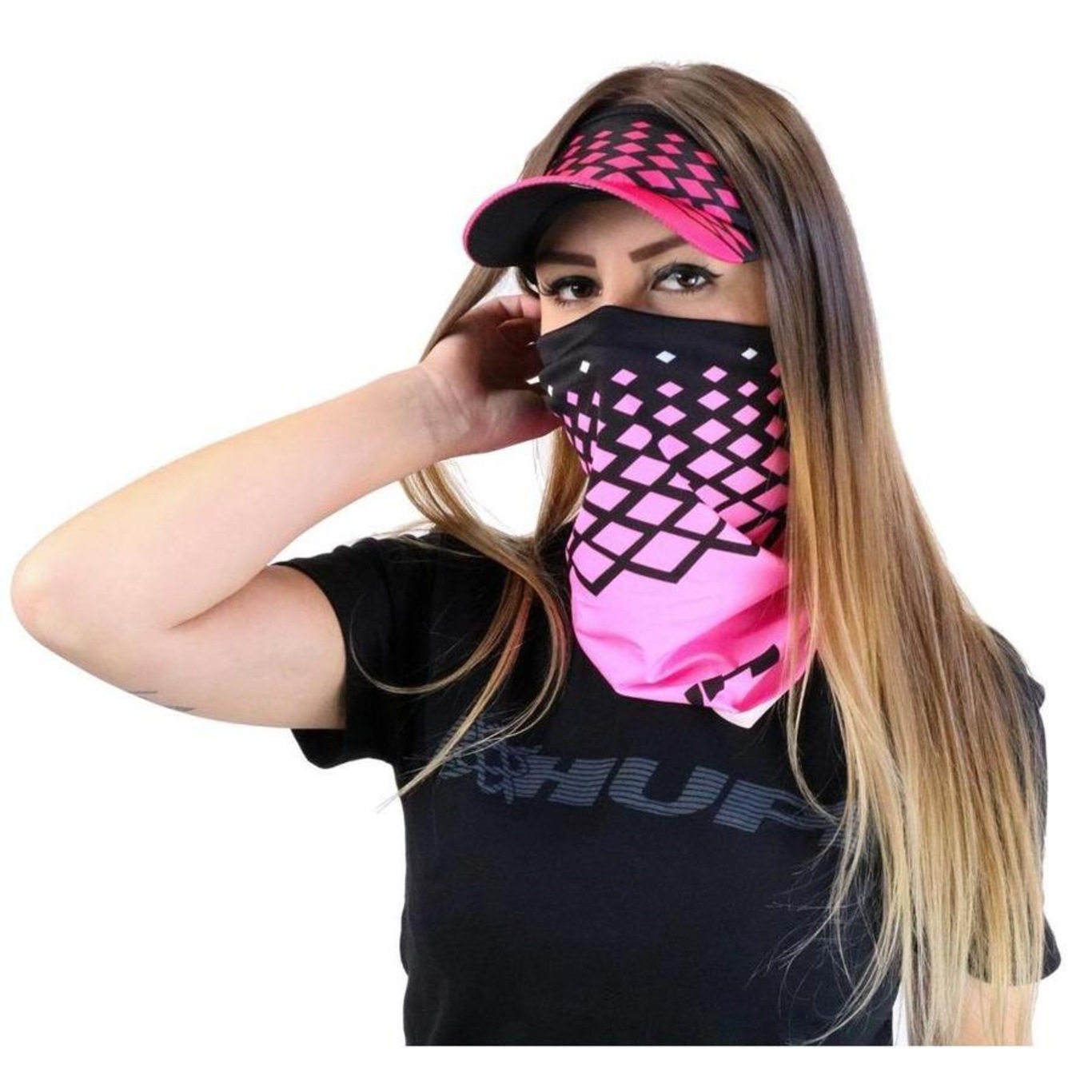 Bandana Hupi Rosário Tubular para Ciclismo e Corrida - Adulto - Foto 2