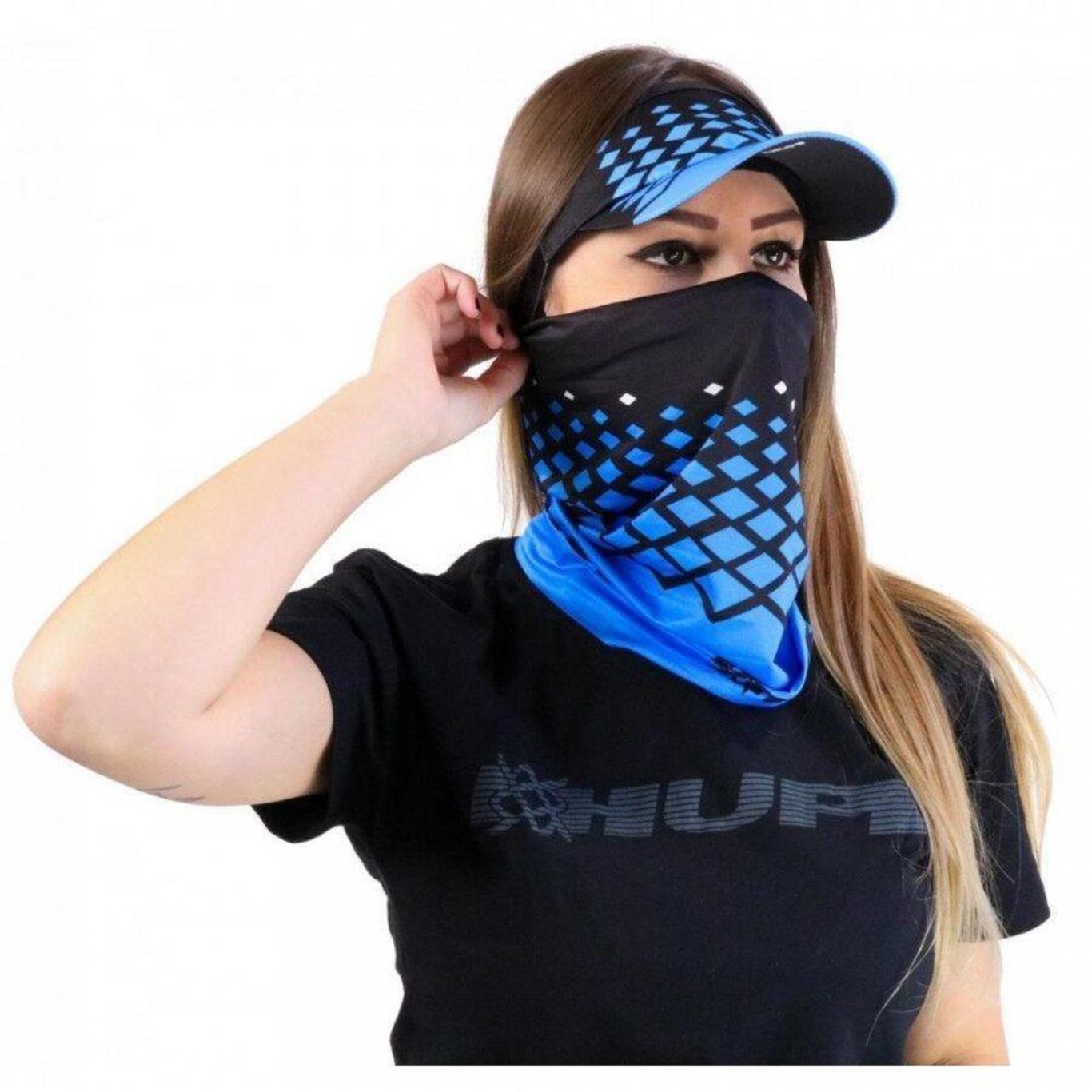 Bandana Hupi Veneza Formato Tubular para Corrida e Ciclismo - Adulto - Foto 2