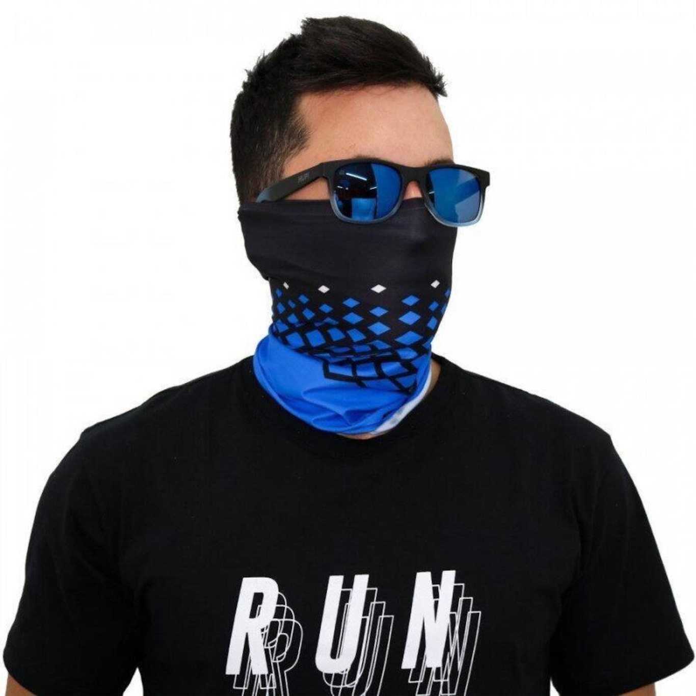 Bandana Hupi Veneza Formato Tubular para Corrida e Ciclismo - Adulto - Foto 4