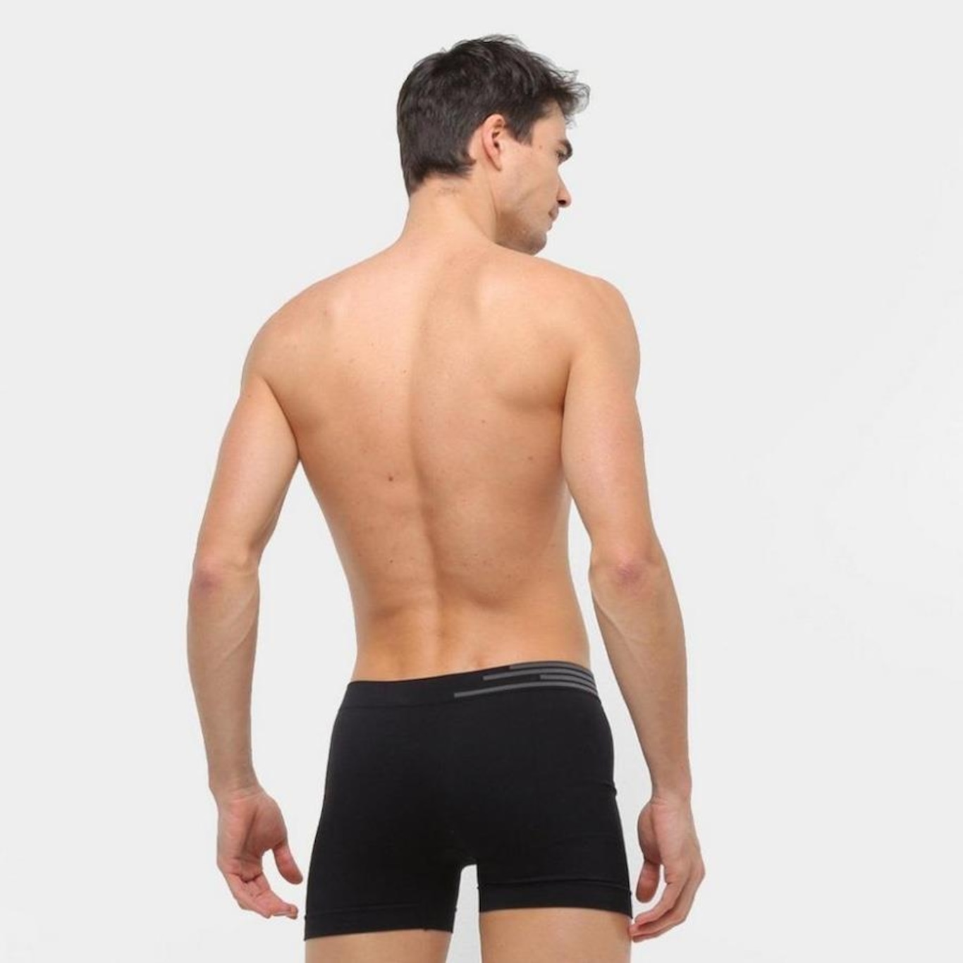 Kit de Cueca Boxer Lupo sem Costura com 4 unidades - Adulto - Foto 3