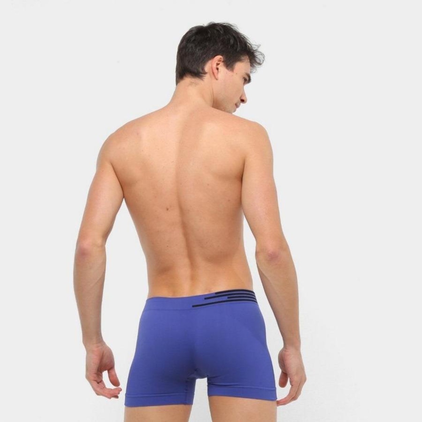 Kit de Cueca Boxer Lupo sem Costura com 4 unidades - Adulto - Foto 2