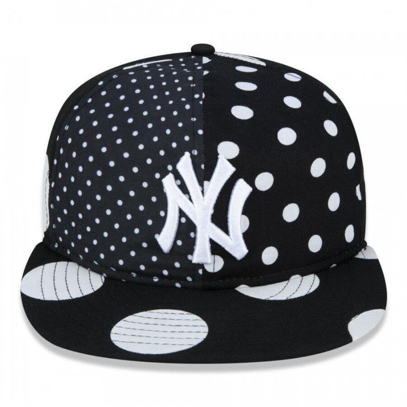 Boné Aba Reta New Era 9Fifty Retro Crown MLB New York Yankees Polka Dot - Snapback - Adulto - Foto 2