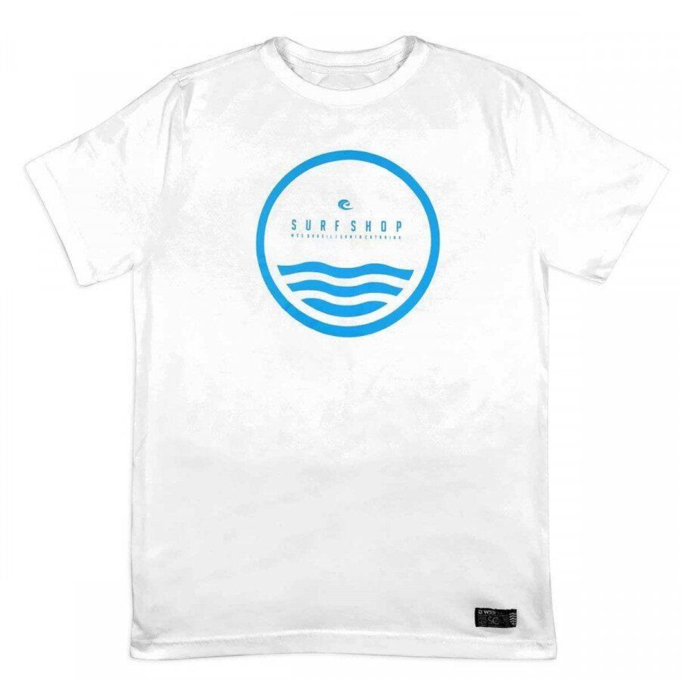 Camiseta WSS Brasil Circle Wave White - Masculina - Foto 1