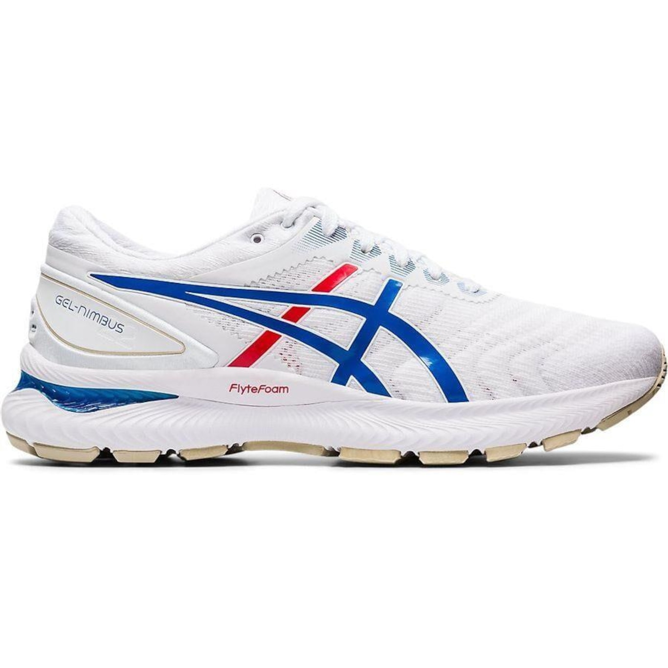 Asics gel nimbus 2 shops homme blanche