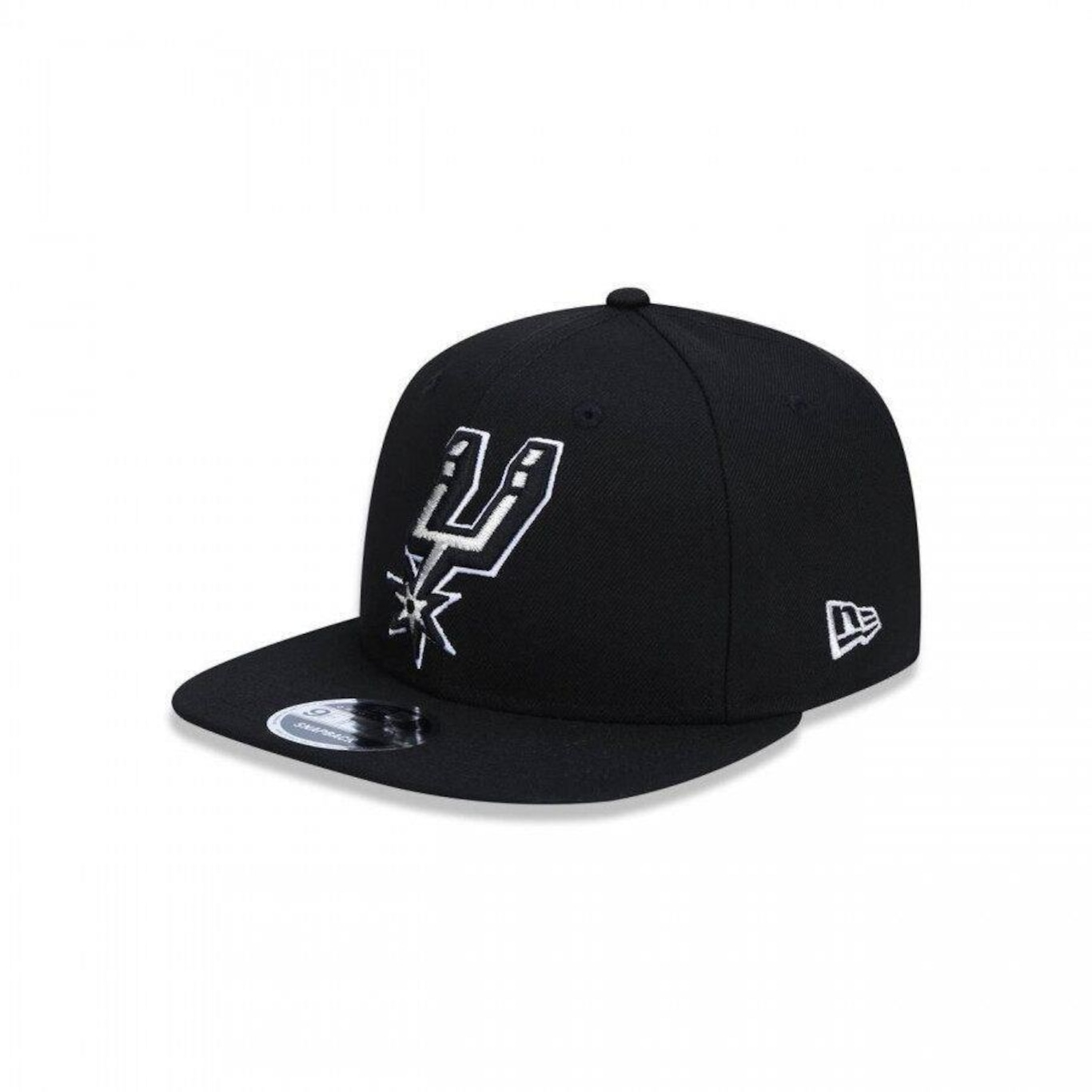 Boné Aba Reta New Era 9Fifty Original Fit NBA San Antonio Spurs - Snapback - Adulto - Foto 1