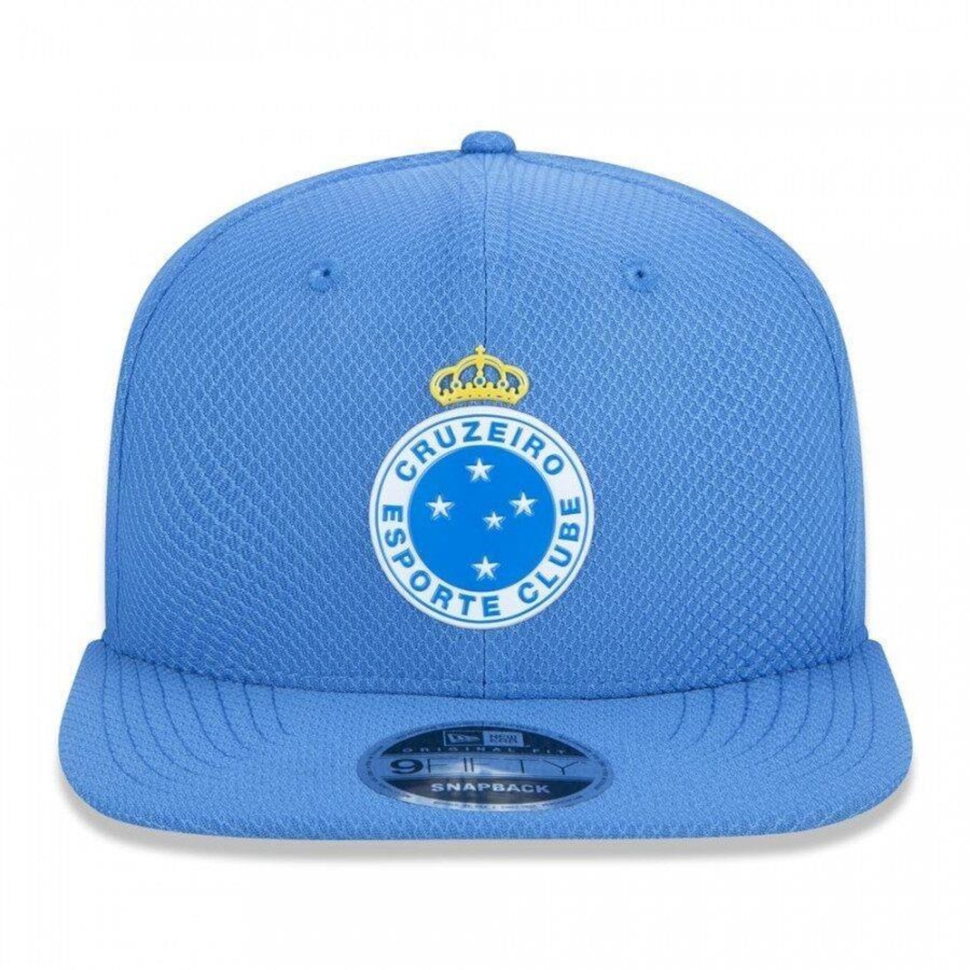 Boné Aba Reta New Era 9Fifty Original Fit Futebol Cruzeiro Diamond - Snapback - Adulto - Foto 2