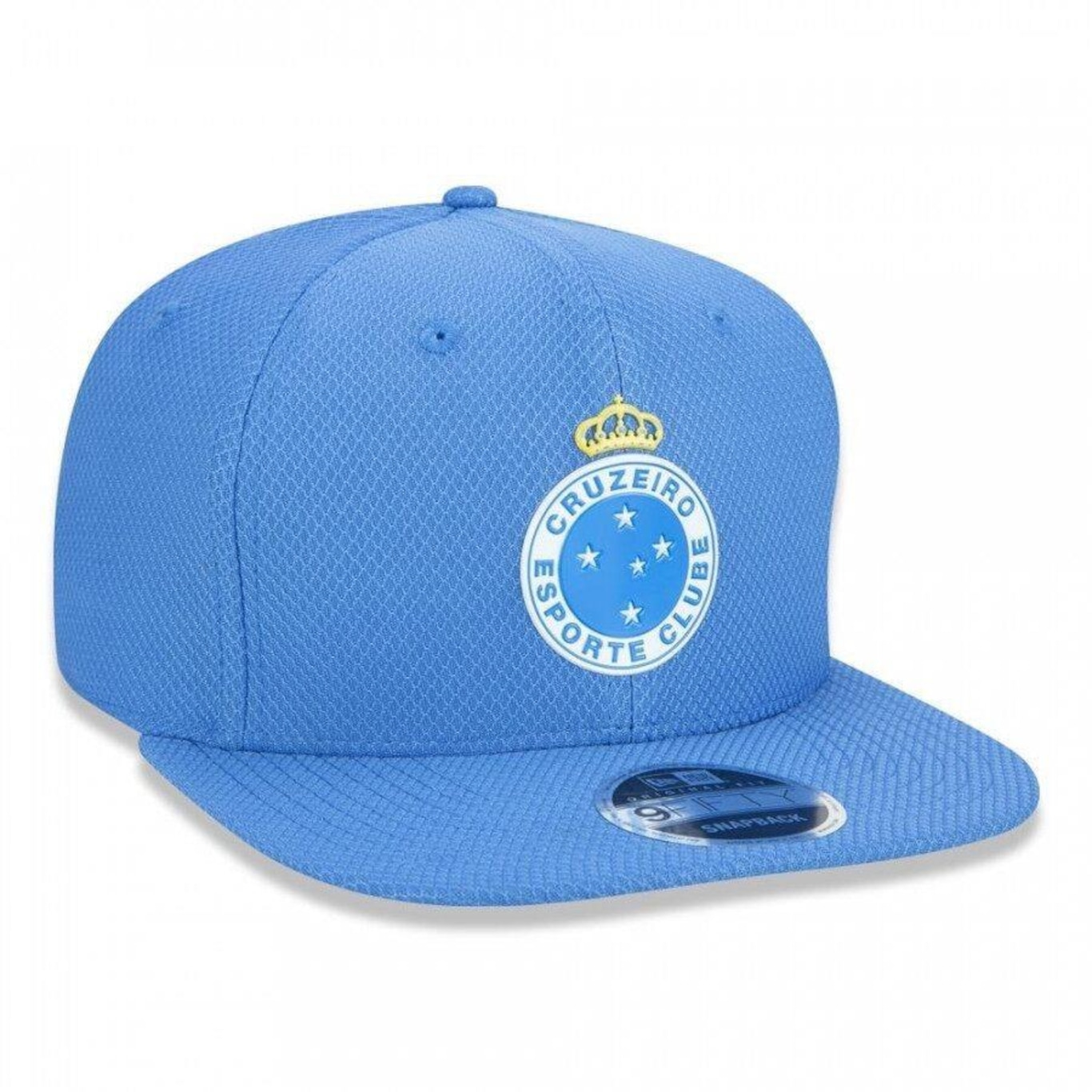 Boné Aba Reta New Era 9Fifty Original Fit Futebol Cruzeiro Diamond - Snapback - Adulto - Foto 3