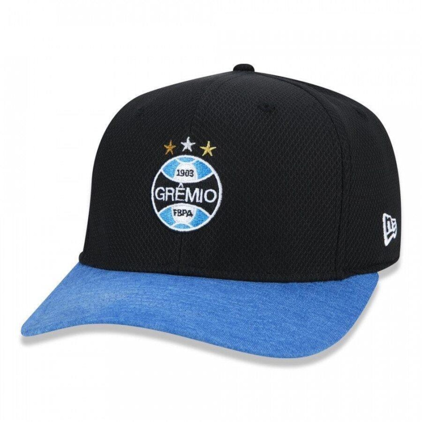 Boné Aba Curva New Era 9Fifty Futebol Grêmio - Stretch Snap - Adulto - Foto 1