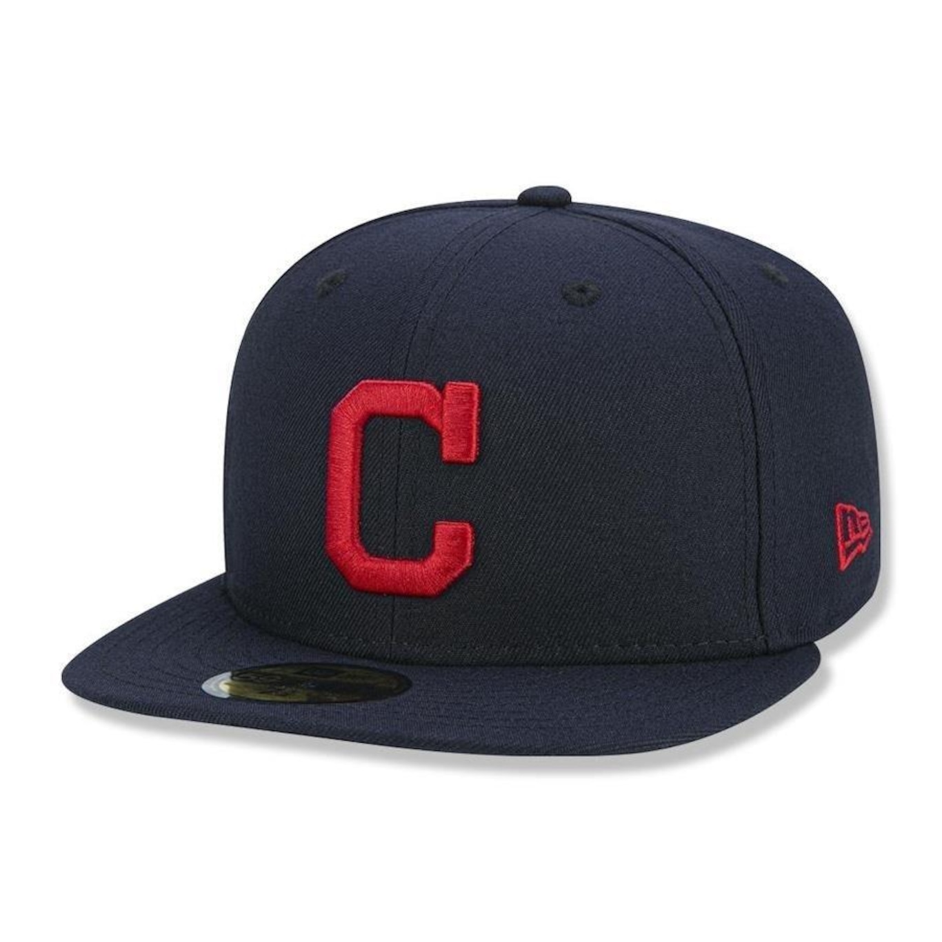 Boné Aba Reta New Era 59fifty MLB Cleveland Indians - Fechado - Adulto - Foto 1