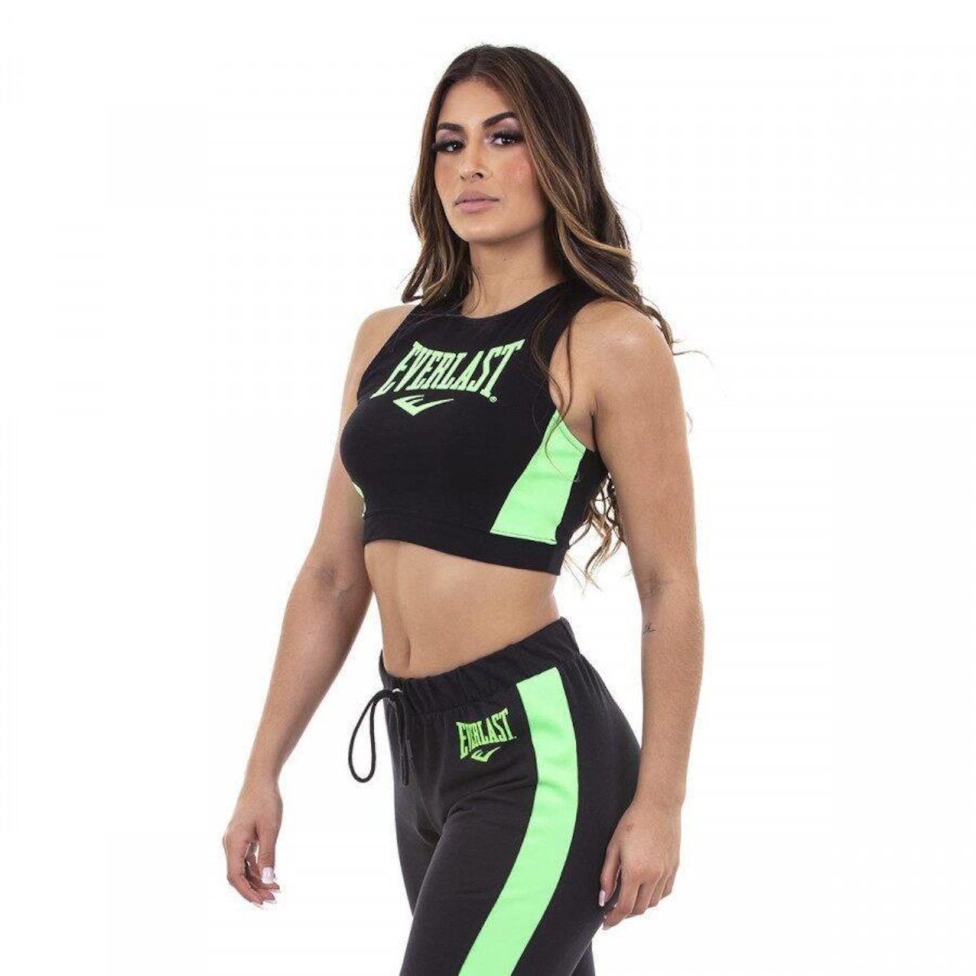 Top Fitness Everlast Flúor - Feminino - Foto 2