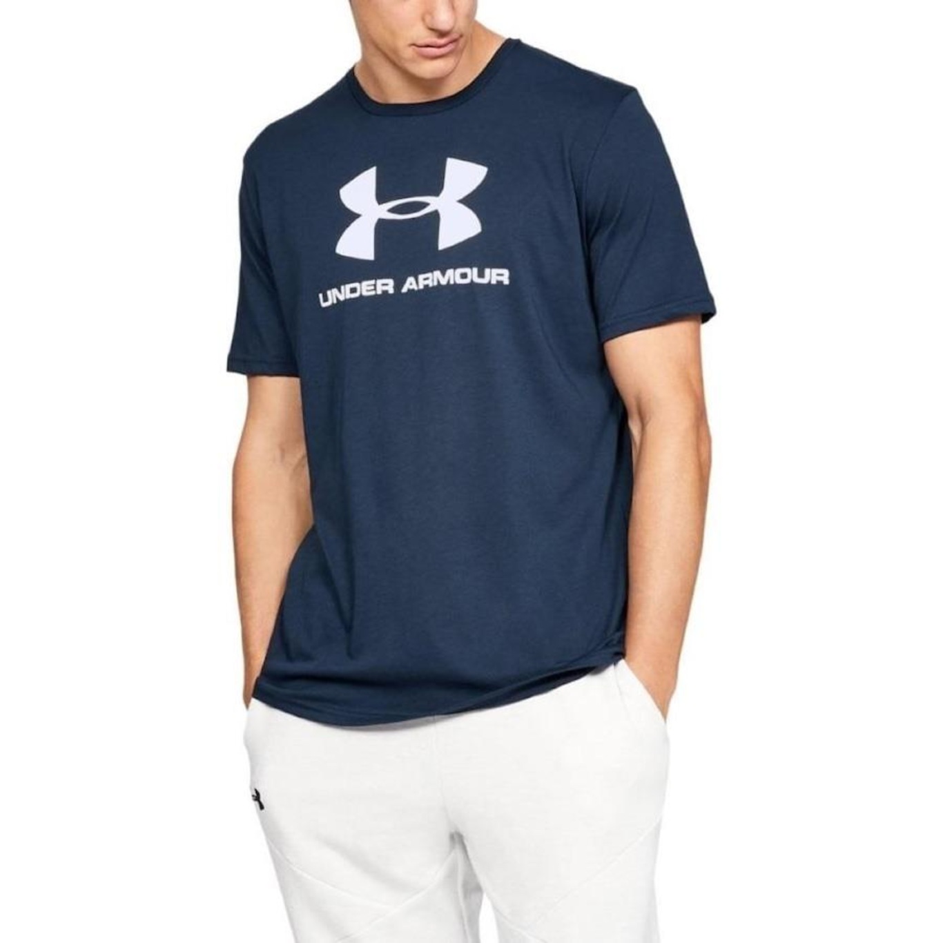 Camiseta Under Armour Sportstyle Logo - Masculina - Foto 1