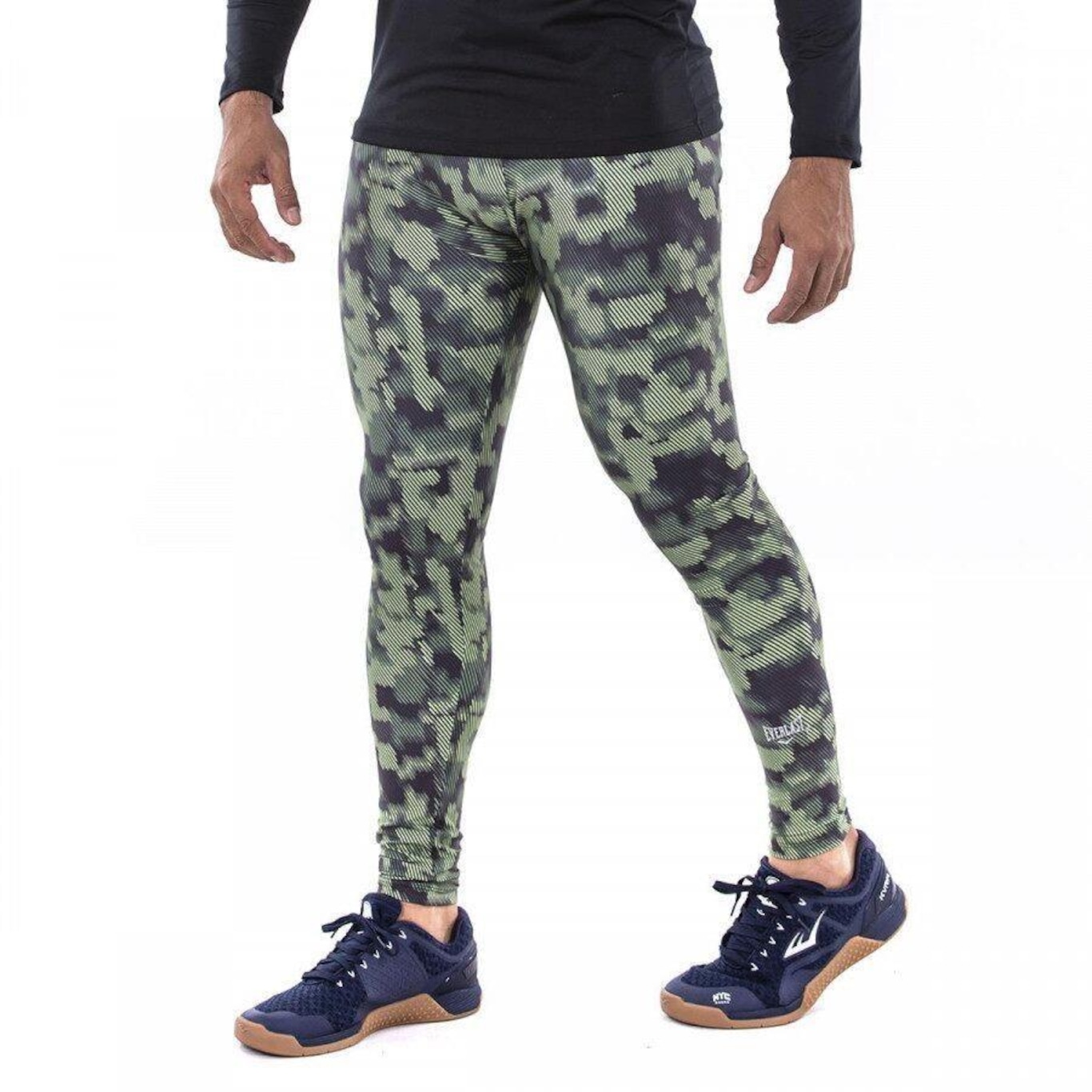 Calça Legging Everlast Workout - Masculina - Foto 2