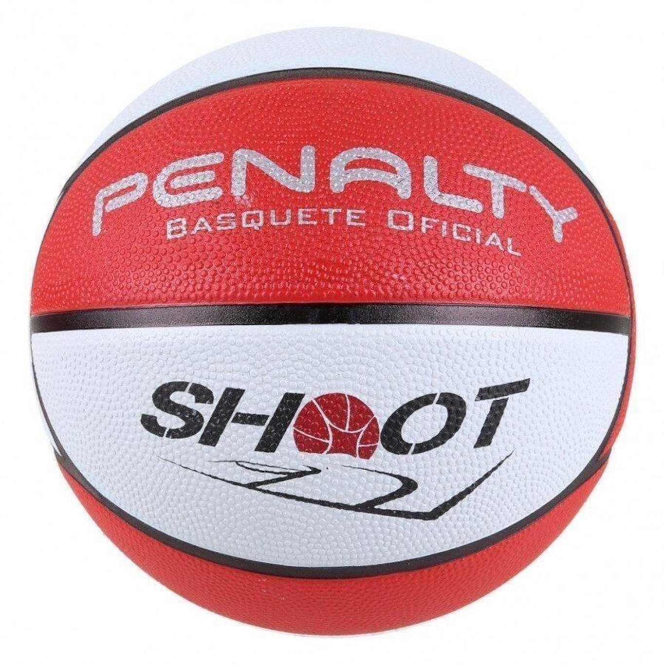 bola basquete penalty shoot x vermelho/branco - C&A