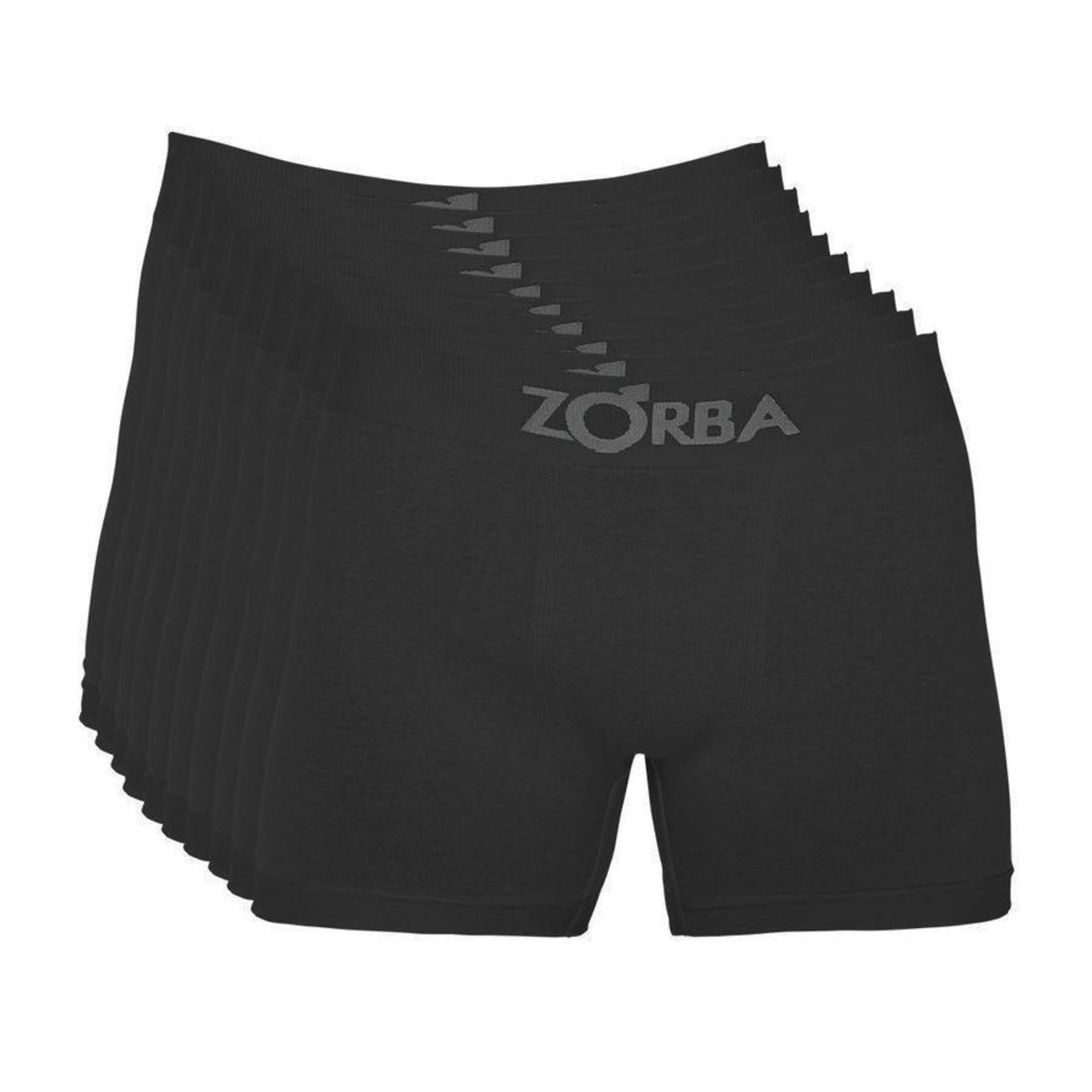 Kit de Cuecas Boxer Zorba Sem Costura 781 - 10 Unidades - Adulto - Foto 1