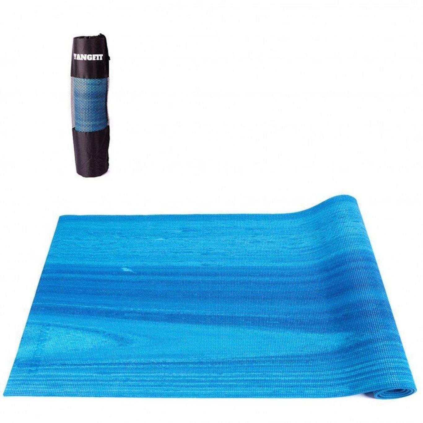 Tapete Yoga Yangfit Mat Pilates Pvc Ecológico Rainbow - 6mm - Foto 1