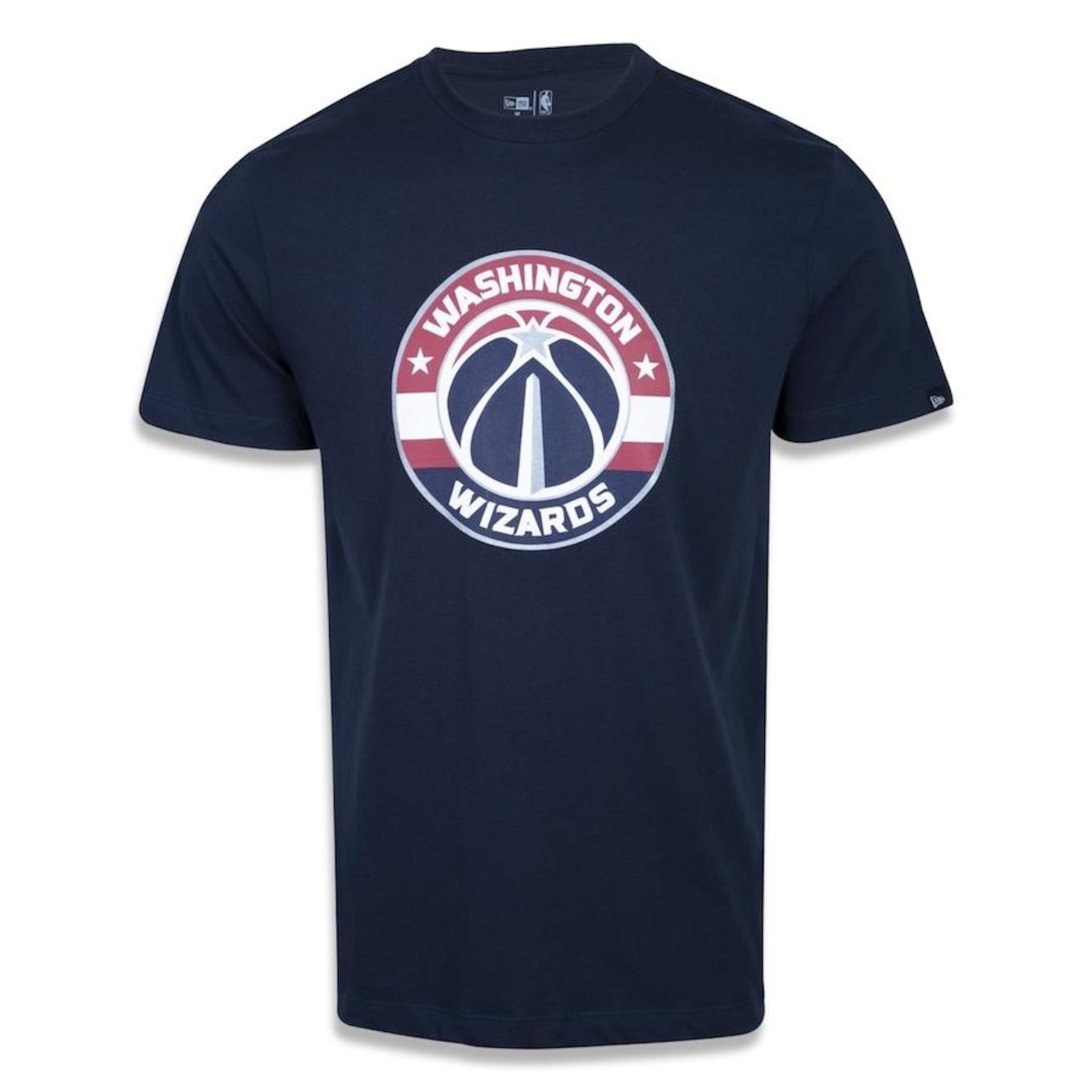 Camiseta New Era Manga Curta NBA Washington Wizards - Masculino - Foto 1