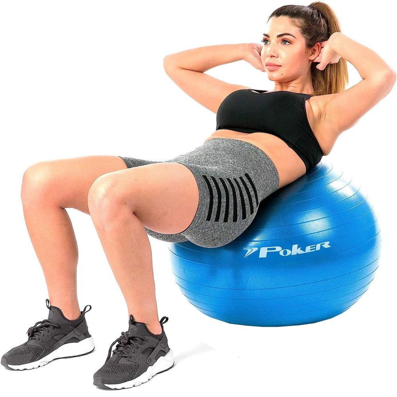 Bola De Pilates Suiça Poker Gym ball 75cm - Foto 2