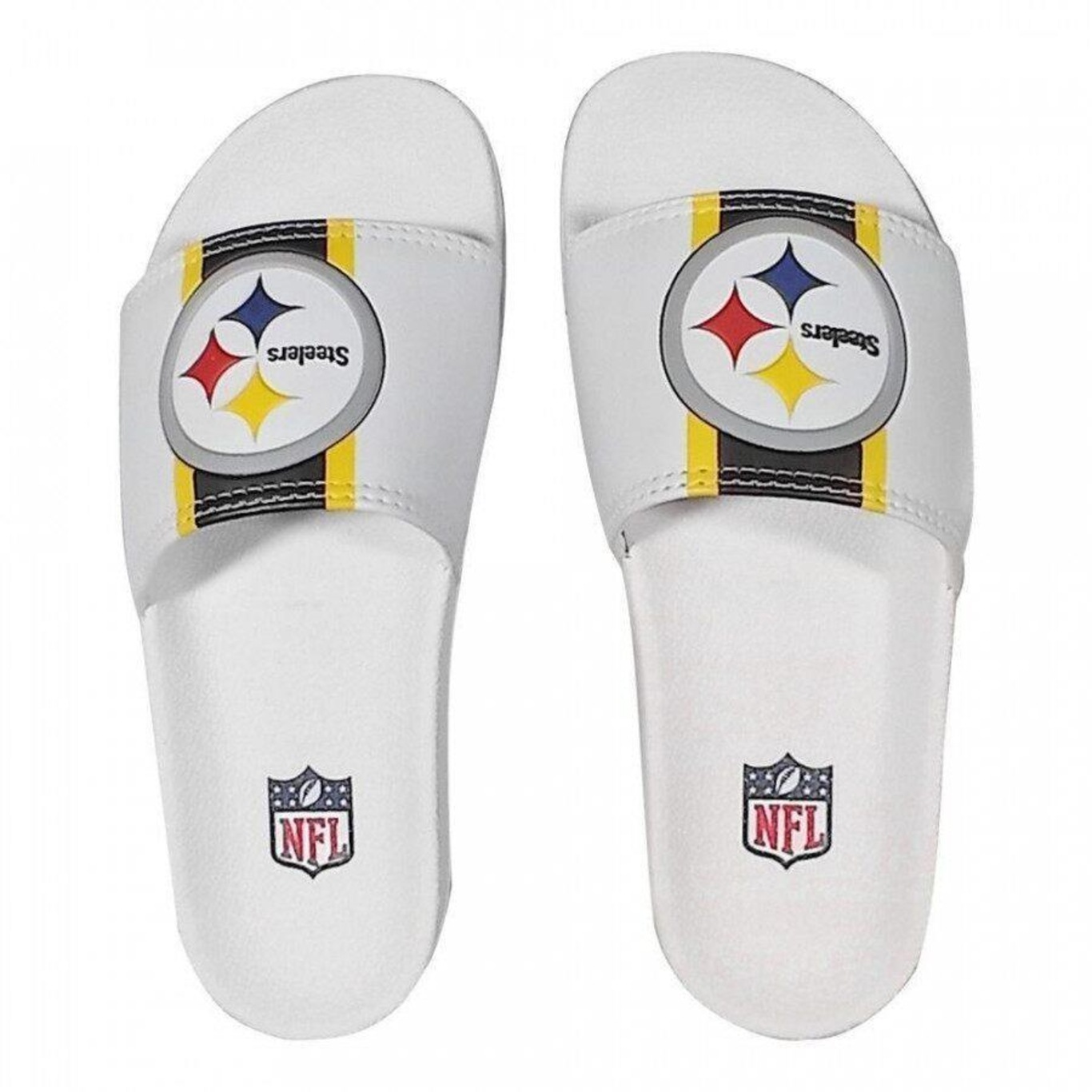 Chinelo Slide NFL Pittsburgh Steelers - Unissex - Foto 1