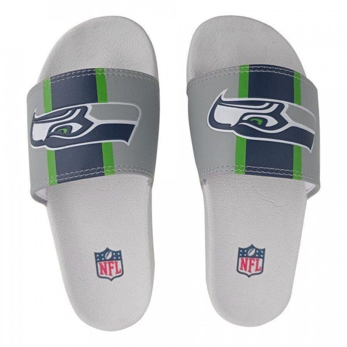 Chinelo Slide NFL Seattle Seahawks - Unissex - Foto 1