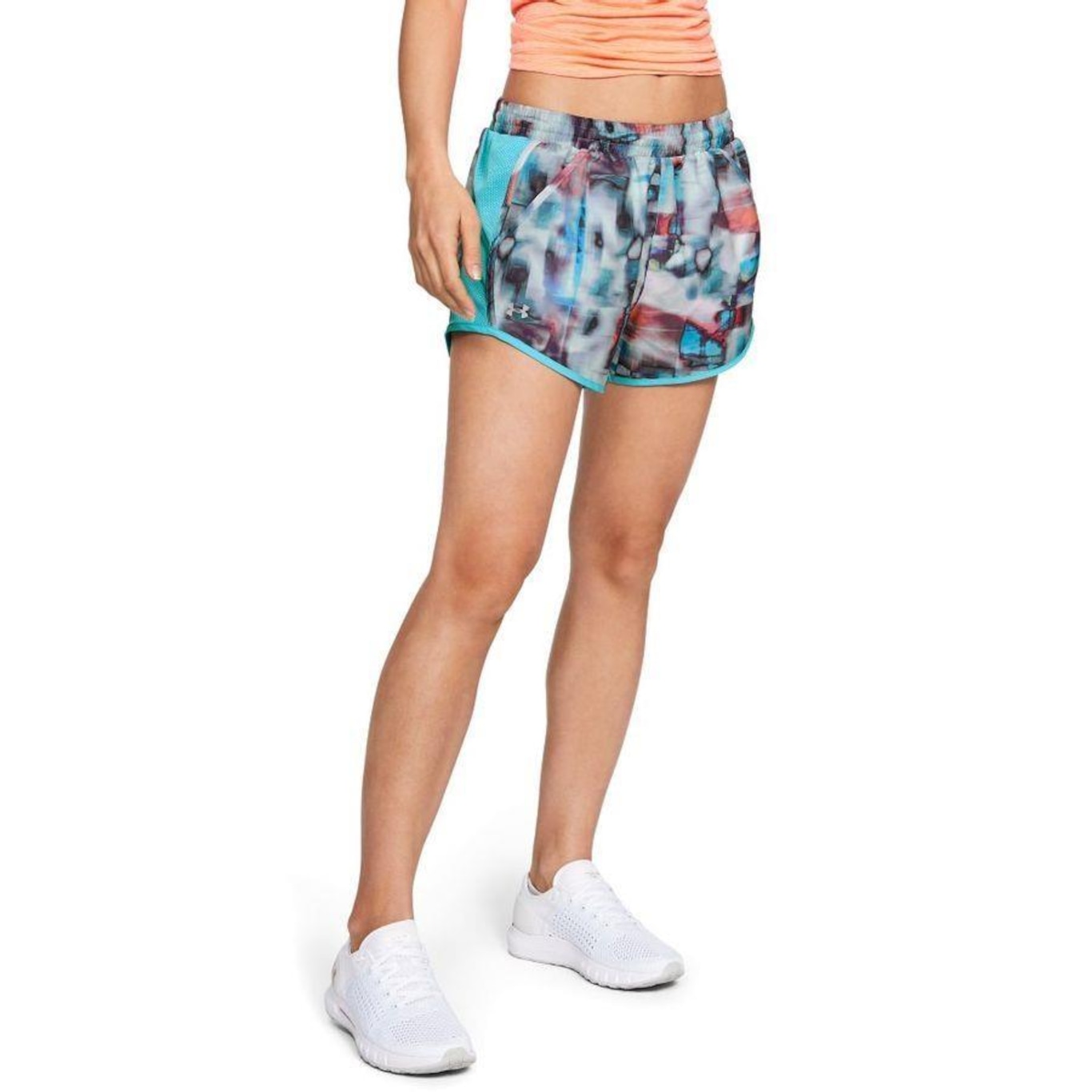 Short Under Armour Fly-by Printed - Feminino - Foto 1