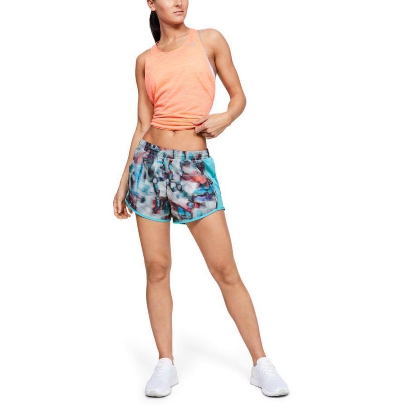 Short Under Armour Fly-by Printed - Feminino - Foto 2