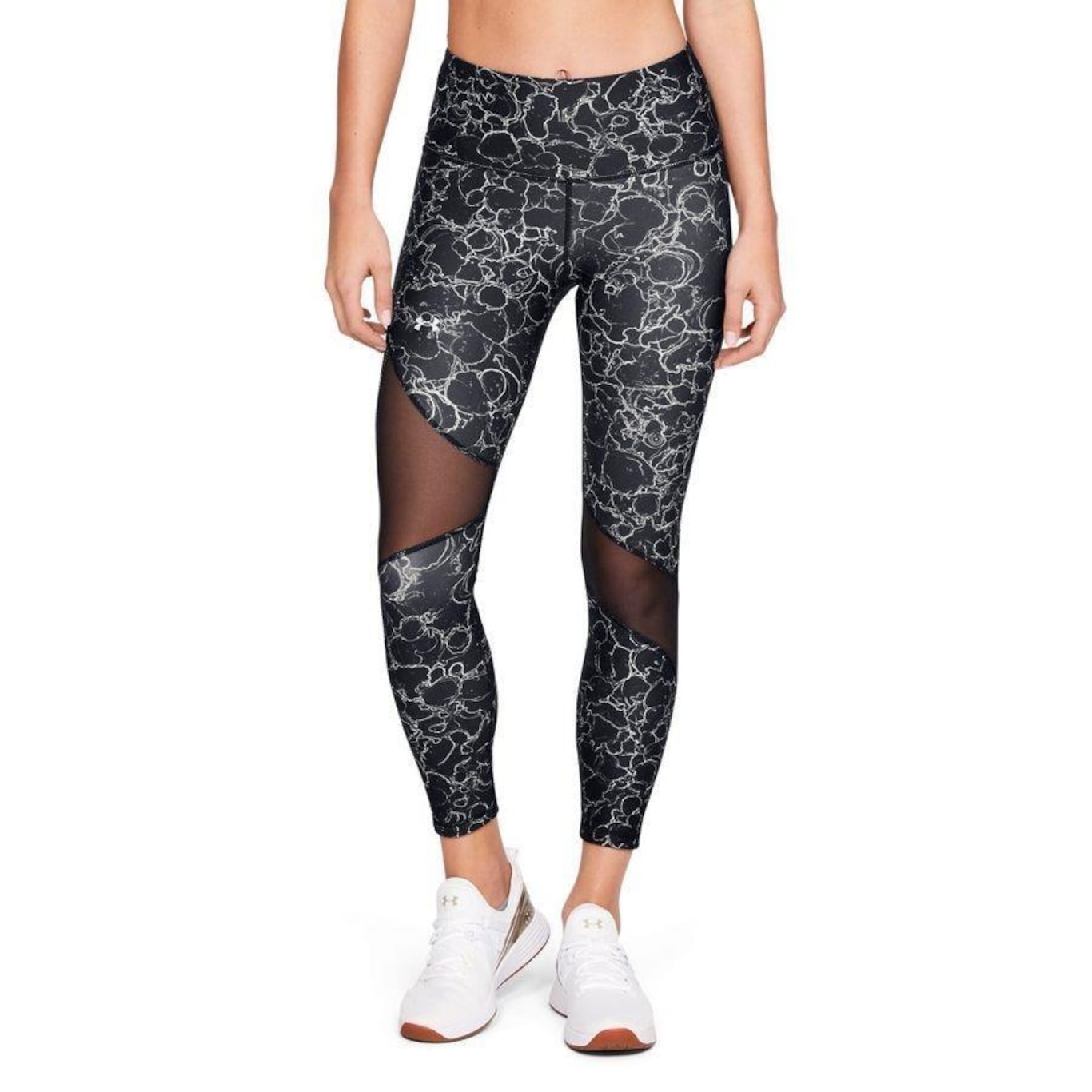 Calça Capri Under Armour HG Armour AnklCrop Print - Feminina - Foto 1