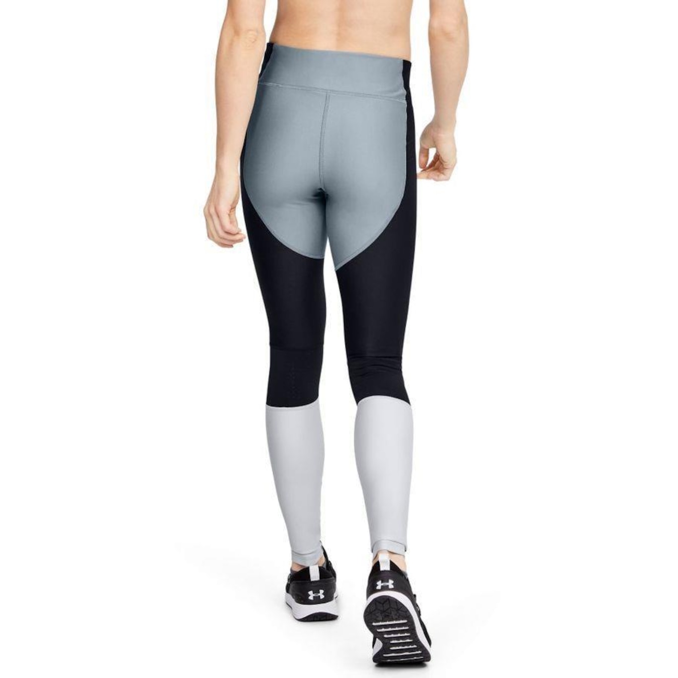 Calça Legging Under Armour HeatGear Armour Perf Inset Graphic - Feminina - Foto 2