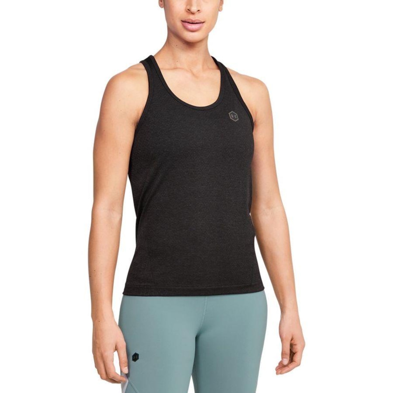 Camiseta Regata Under Armour RUSH Seamless - Feminina - Foto 1