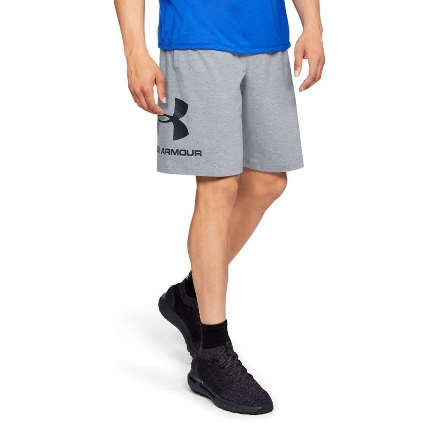 Bermuda Under Armour Sportstyle Cotton Logo - Masculina - Foto 3