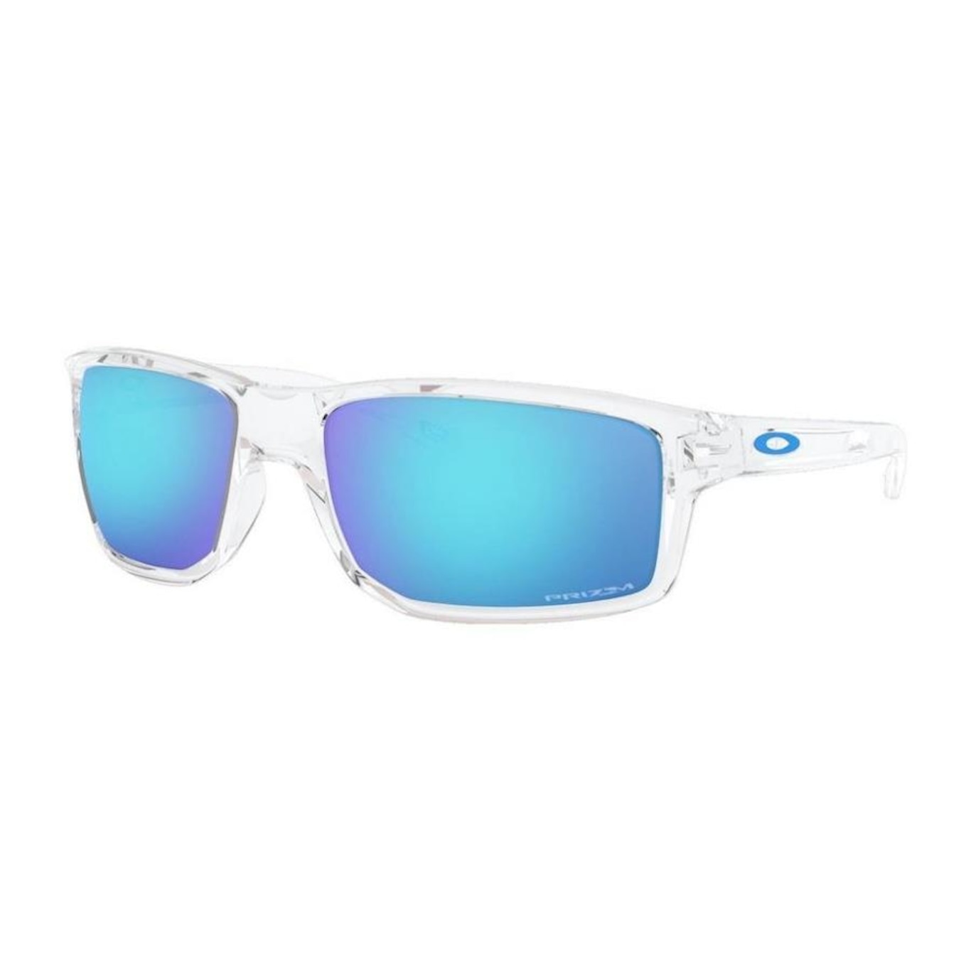 Óculos de Sol Oakley Gibston Polished Clear Prizm Sapphire - Unissex - Foto 1