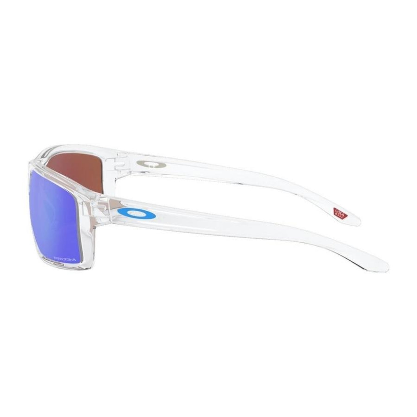 Óculos de Sol Oakley Gibston Polished Clear Prizm Sapphire - Unissex - Foto 2