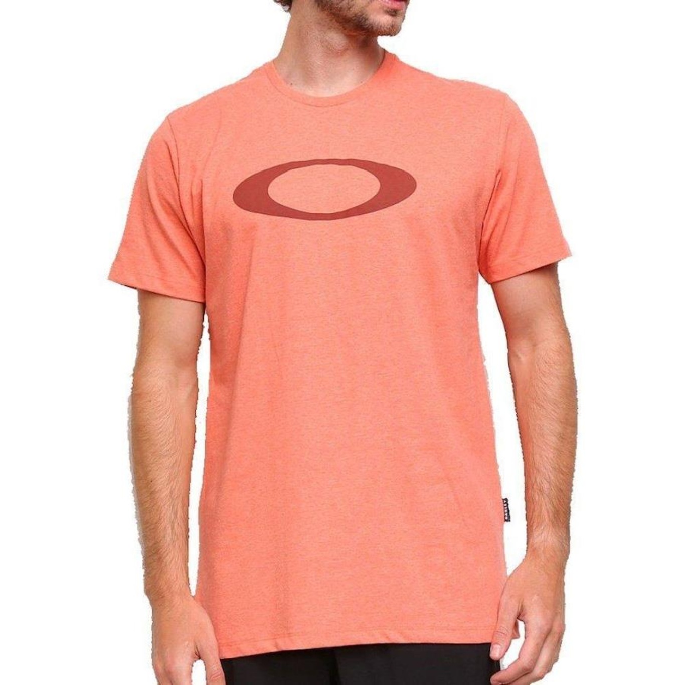 Camiseta Oakley Daily Sport 2.0 Manga Longa Masculina - Laranja