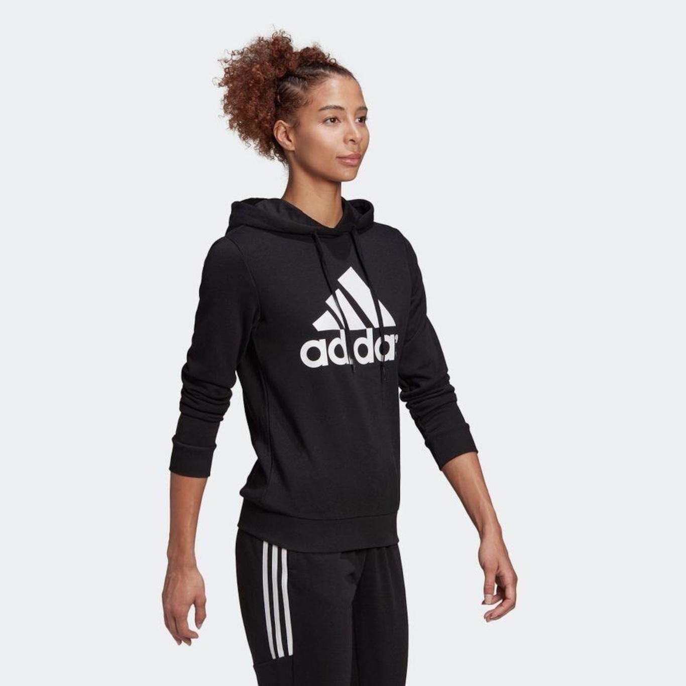 Blusão de Moletom com Capuz adidas Essentials Relaxed Logo - Feminino - Foto 5