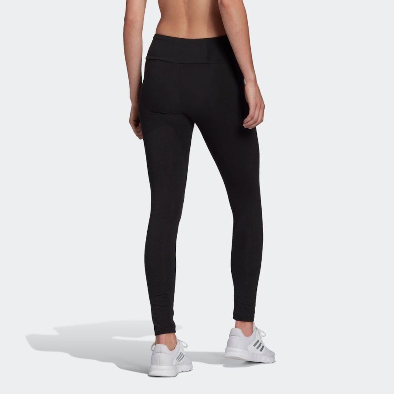 Calça Legging adidas Cintura Alta Essentials Logo - Feminina - Foto 3