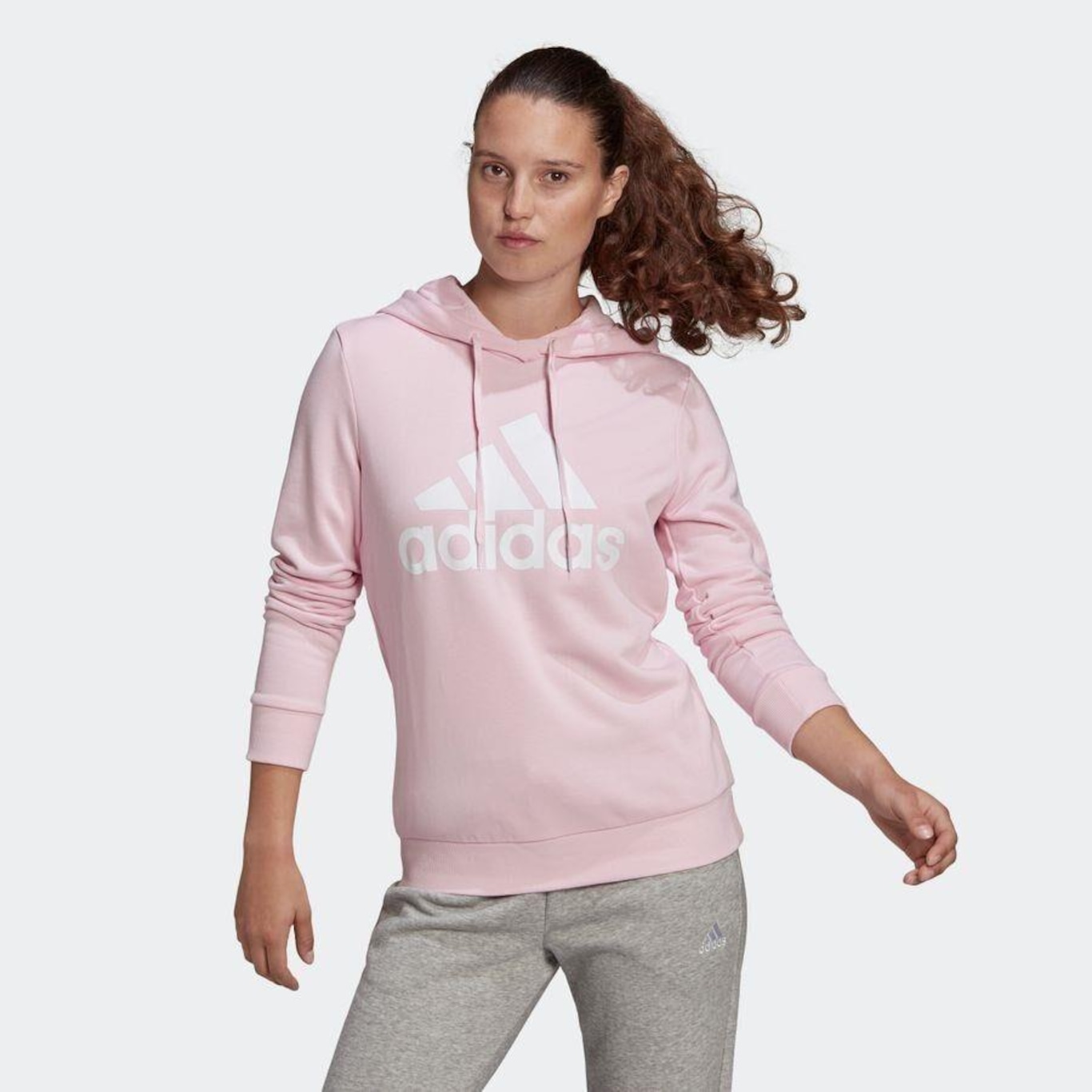 Blusão de Moletom com Capuz adidas Essentials Relaxed Logo - Feminino - Foto 2