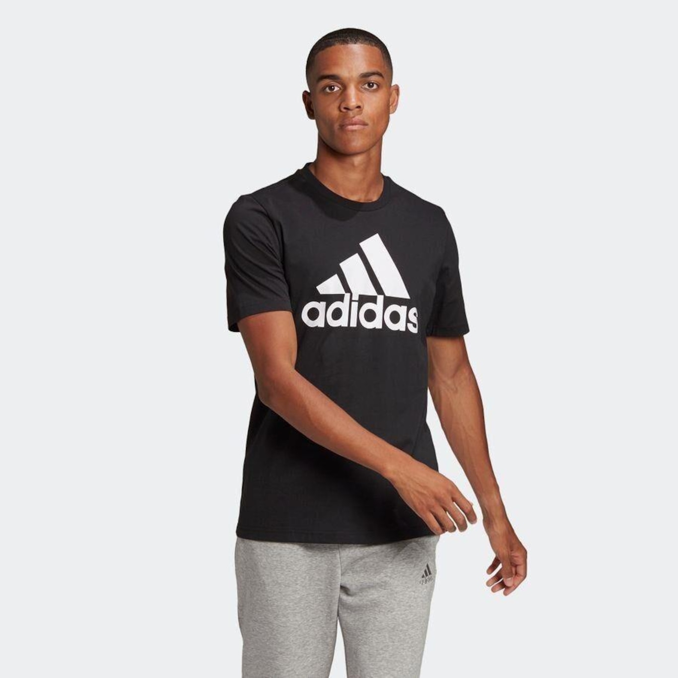 Camiseta adidas Essentials Big Logo - Masculina - Foto 2