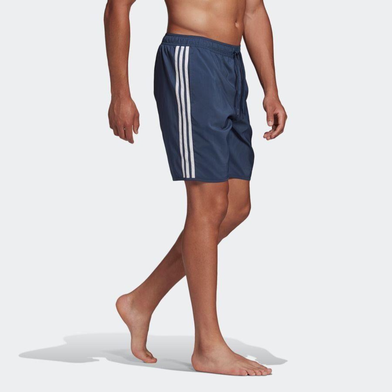 Shorts adidas Natação Comprimento Clássico 3-Stripes - Masculino