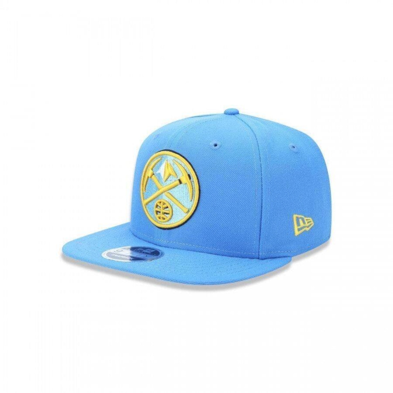 Boné Aba Reta New Era 9Fifty Original Fit NBA Denver Nuggets Team Color - Snapback - Adulto - Foto 1