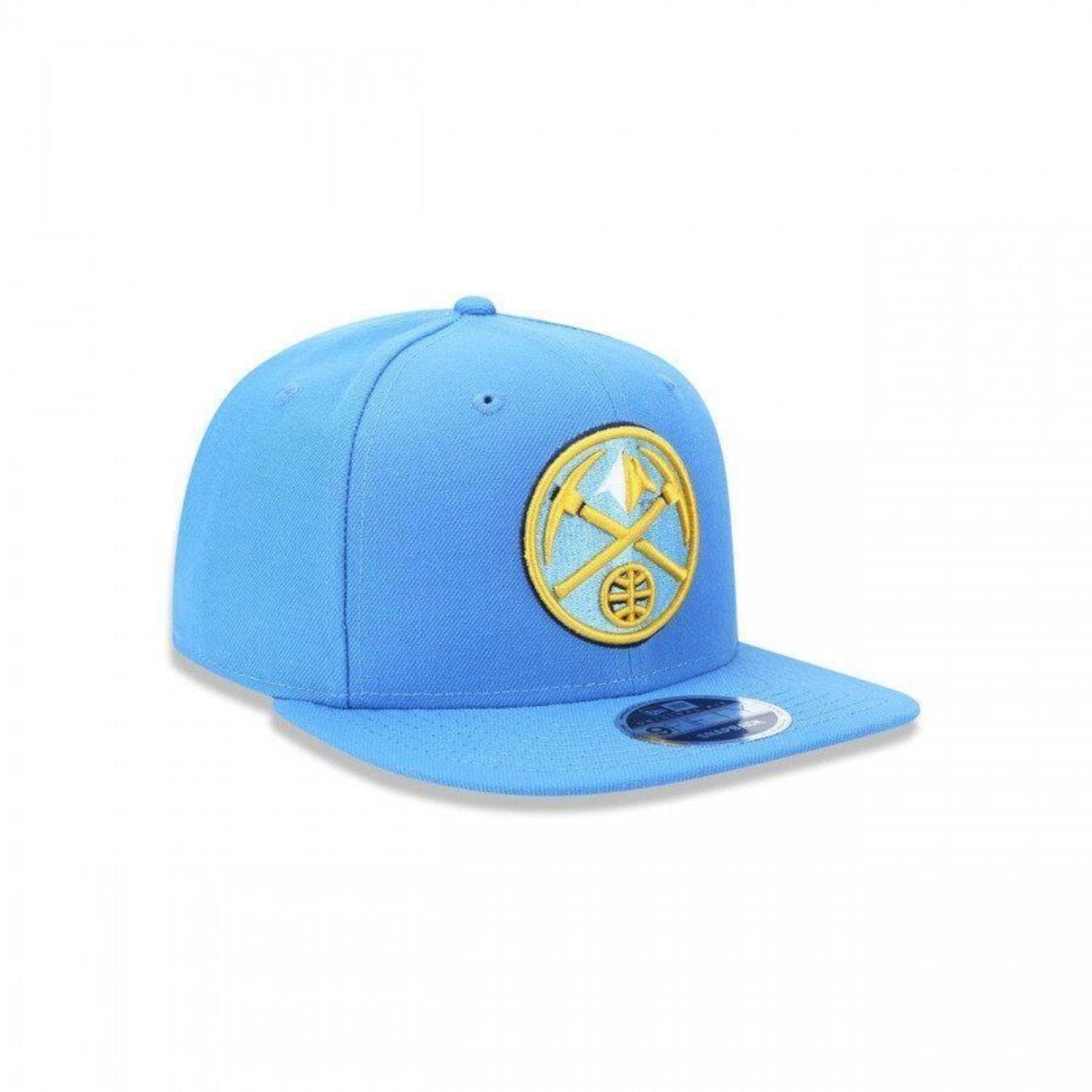 Boné Aba Reta New Era 9Fifty Original Fit NBA Denver Nuggets Team Color - Snapback - Adulto - Foto 3