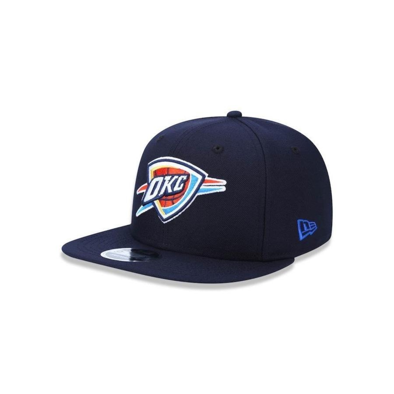 Boné Aba Reta New Era 9fifty Original Fit NBA Oklahoma City Thunder Team Color - Snapback - Adulto - Foto 1