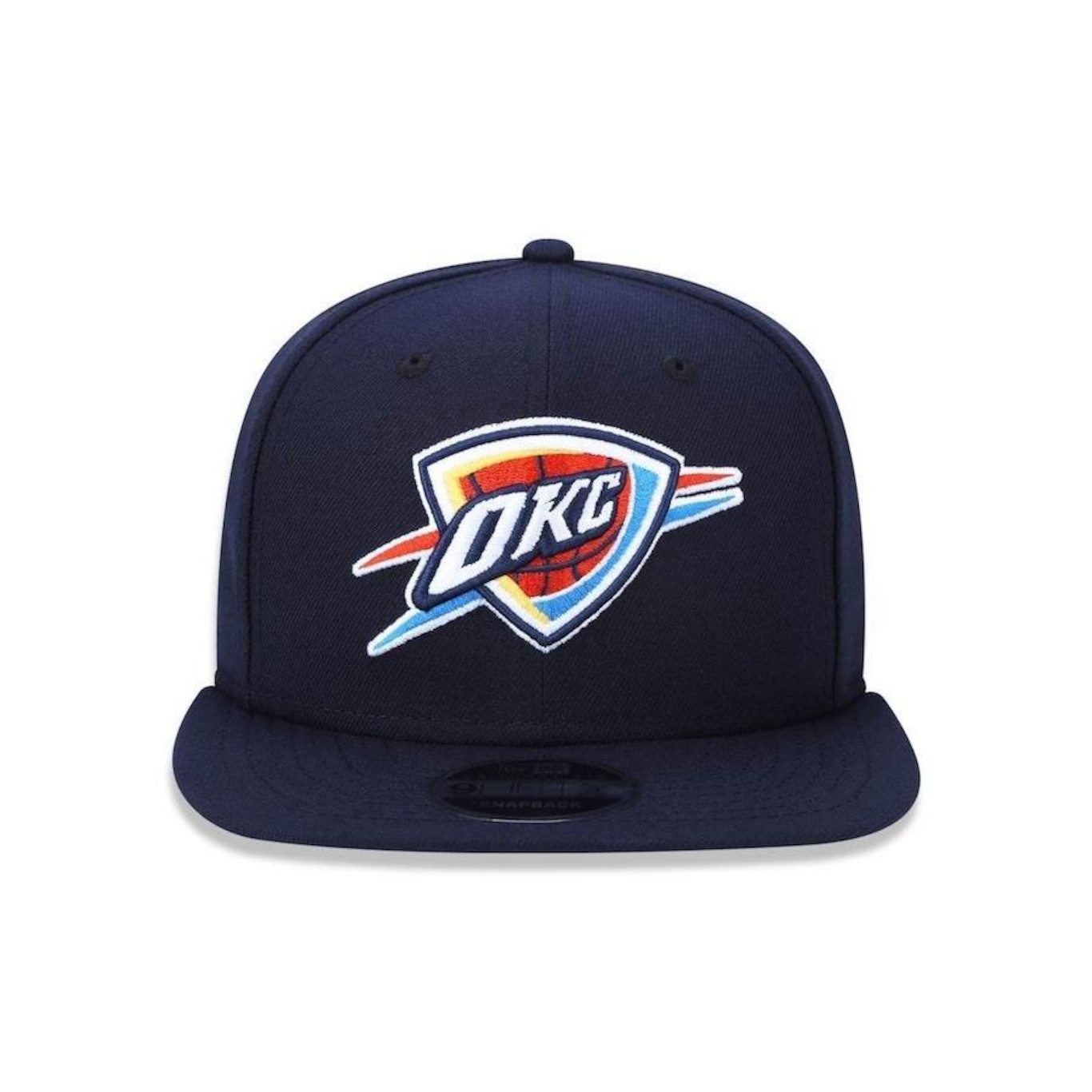 Boné Aba Reta New Era 9fifty Original Fit NBA Oklahoma City Thunder Team Color - Snapback - Adulto - Foto 2